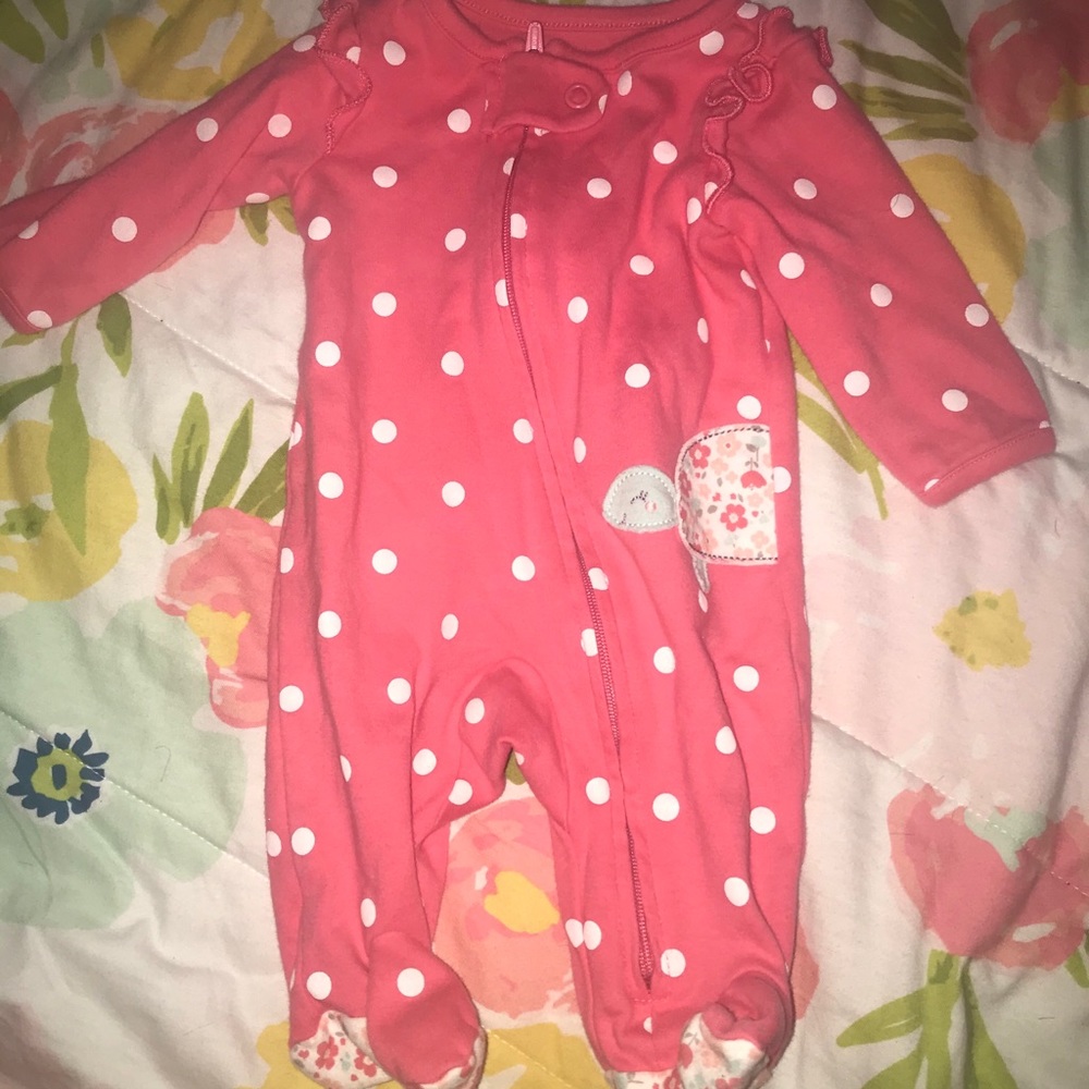 newborn footed pajamas